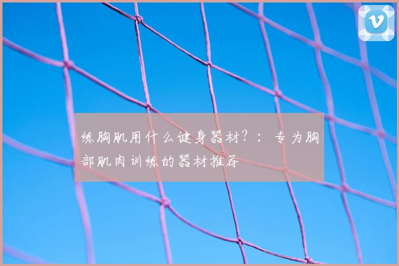 练胸肌用什么健身器材？：专为胸部肌肉训练的器材推荐